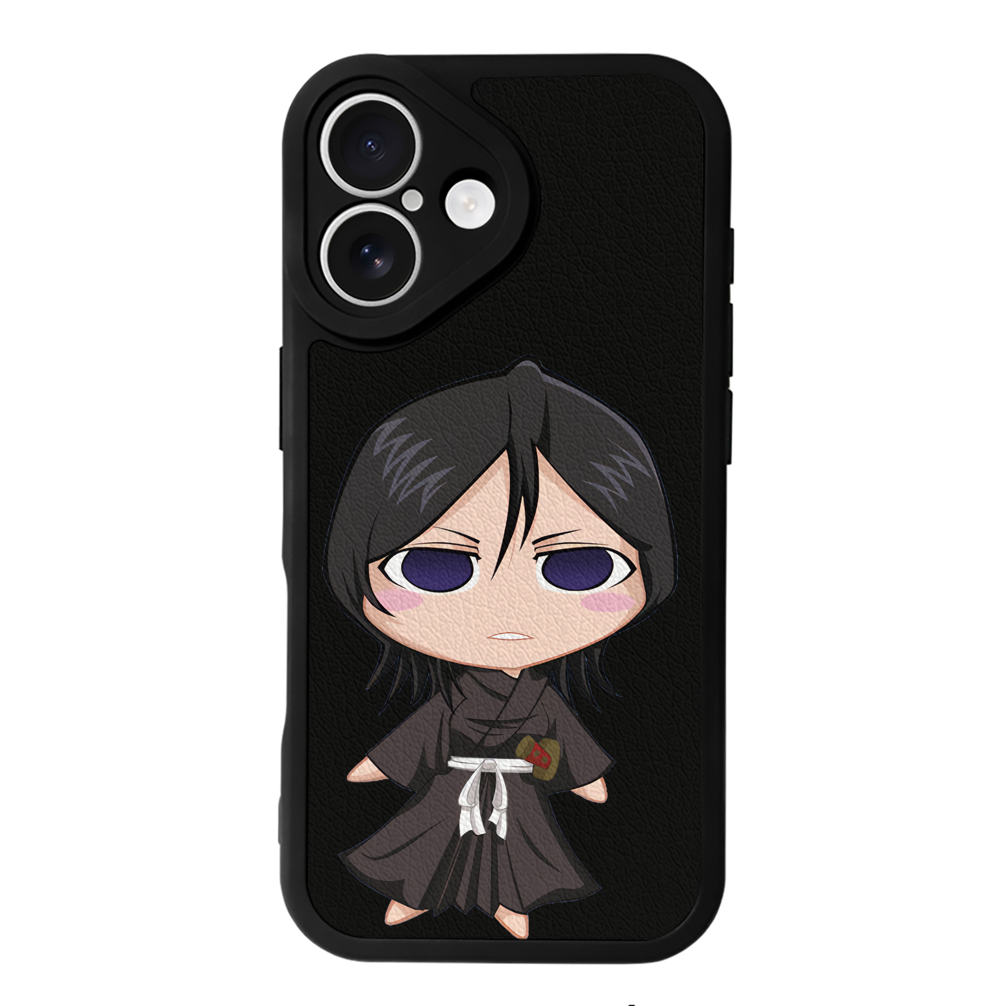 （画像用） ブリーチ 朽木ルキア BLEACH Kuchiki Rukia 【iPhone 16シリーズ対応】シリコンスマホケース（レザー調） 材質：シリコン